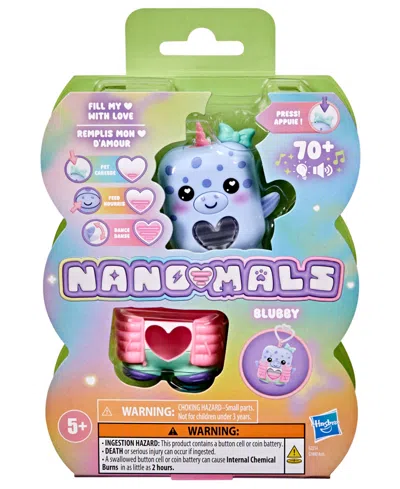 Nano-mals Hasbroâ Blubby The Narwhal Electronic Fidget Toy In Transparent