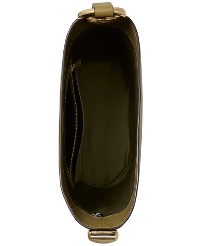 Kate Spade Halo Medium Smooth Leather Bucket Bag In Green