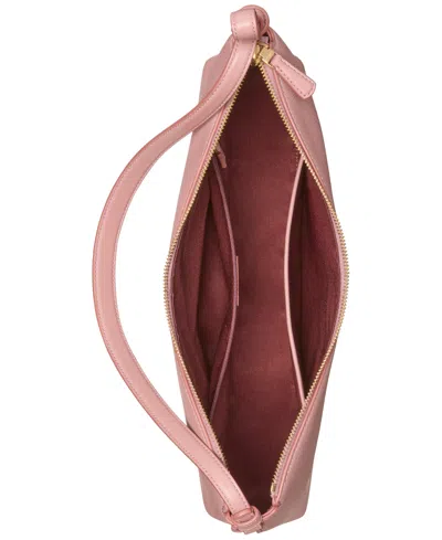 Kate Spade Loop Large Pebbled Leather Shoulder Bag In Pink