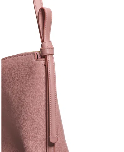 Kate Spade Loop Large Pebbled Leather Shoulder Bag In Pink