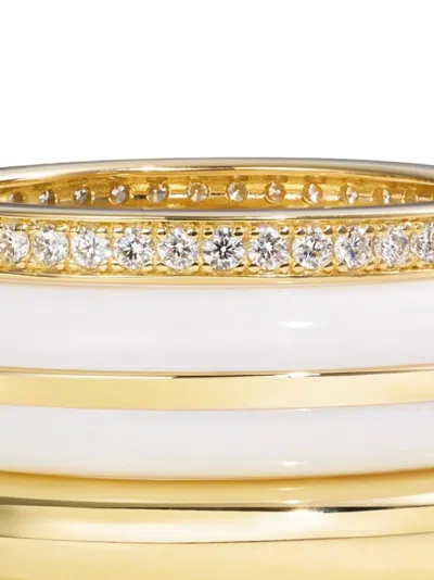 By Pariah Set Of 3 Stack Rings In Gold