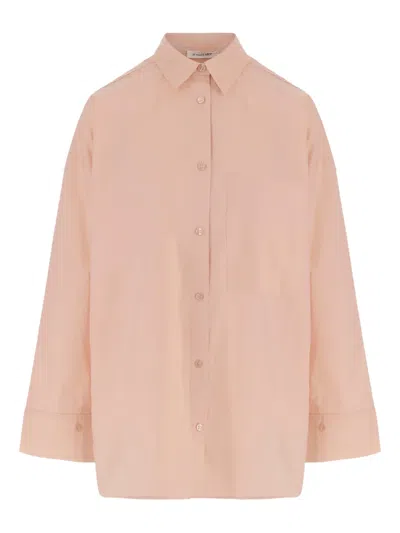 By Malene Birger Derris Long-sleeve Shirt In Pink