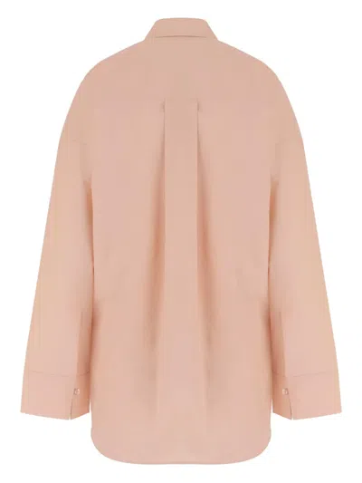 By Malene Birger Derris Long-sleeve Shirt In Pink