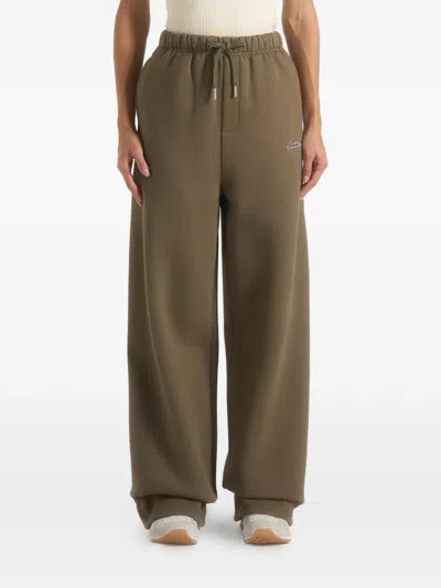 Manière De Voir Taylor Drawstring Track Pants In Green