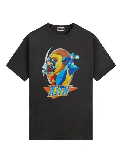 Kith X Capcom Mega Man Graphic T-shirt In Black
