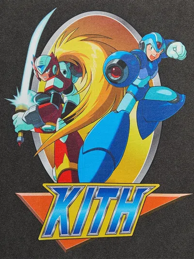 Kith X Capcom Mega Man Graphic T-shirt In Black