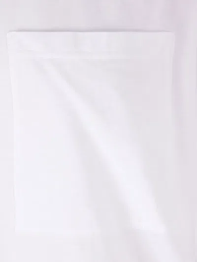 Twp Patch-pocket Crew-neck T-shirt In White