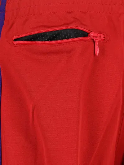 Needles Logo-detail Side-stripe Track Pants In Red