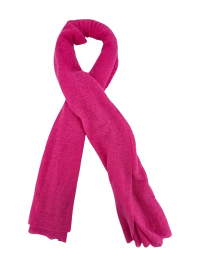 Botto Giuseppe Large Cashmere Scarf In Pink