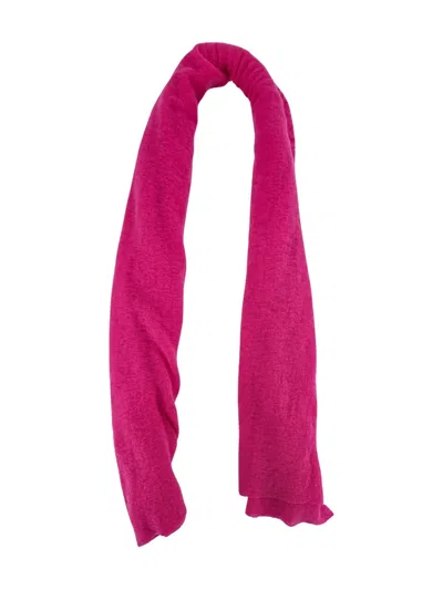 Botto Giuseppe Large Cashmere Scarf In Pink