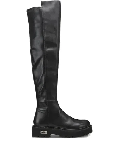 Cult Lug-sole Boots In Black