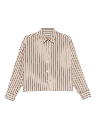 Marc O'polo Striped Shirt In Neutral