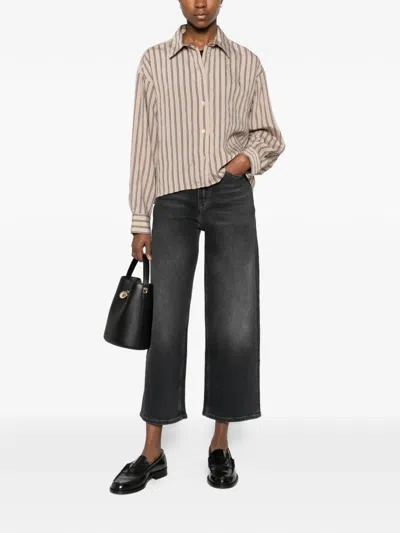 Marc O'polo Striped Shirt In Neutral
