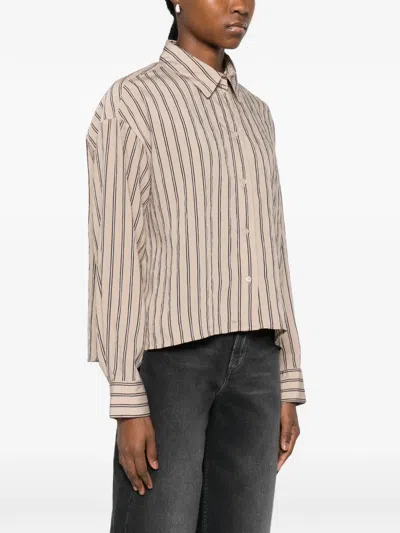 Marc O'polo Striped Shirt In Neutral