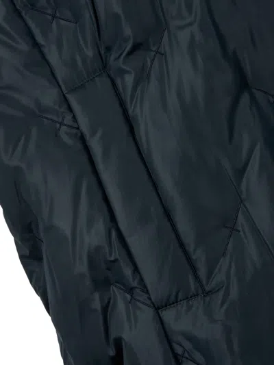 Studio Tomboy Embroidered Hooded Down Coat In Blue