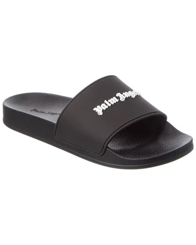 Palm Angels New Logo Pool Slide In Black
