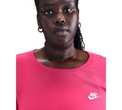 Nike Plus Size Sportswear Club Long-sleeve T-shirt