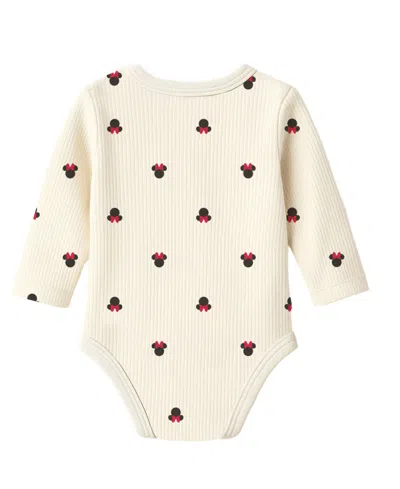 Disney Baby Girls 3-piece Minnie Mouse Denim Jumper, Bodysuit And Tights Set In Multi
