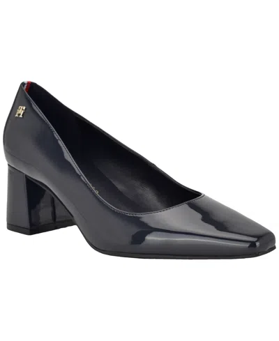 Tommy Hilfiger Women's Opheili Block Heel Pumps In Black