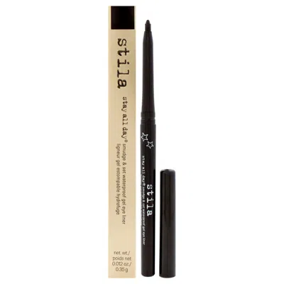Stila Ladies Stay All Day Smudge And Set Waterproof Gel Eyeliner 0.012 oz Damsel Dark Brown Makeup 0 In Transparent