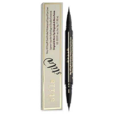 Stila Ladies Stay All Day Dualended Waterproof Liquid Eye Liner 0.033 oz Intense Black Makeup 094800 In Black