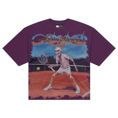 Pre-owned Godspeed Top Spin Tee 'purple' | Men's Size L