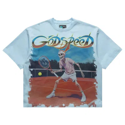 Pre-owned Godspeed Top Spin Tee 'ice' | Blue | Men's Size M