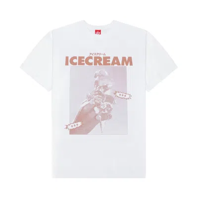 Pre-owned Icecream Sip Short-sleeve Tee 'white' | Men's Size M
