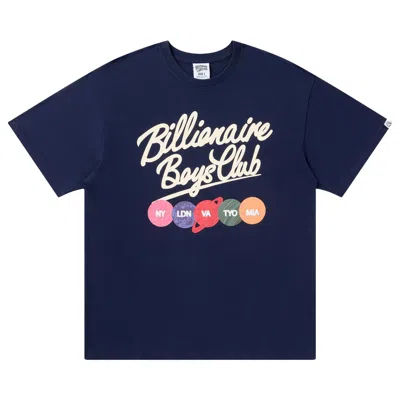 Pre-owned Billionaire Boys Club Align Short-sleeve Tee 'navy Blazer' | Blue | Men's Size S