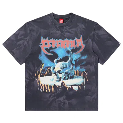 Pre-owned Icecream Stone Cold Oversize Short-sleeve Knit 'charcoal Art' | Grey | Men's Size Xl In Gray