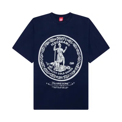 Pre-owned Icecream Seal Oversize Short-sleeve Knit 'black Iris' | Men's Size Xxl