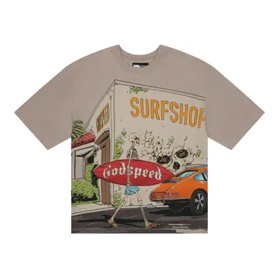 Pre-owned Godspeed Surf Shop Tee 'grey' | Men's Size S In Gray