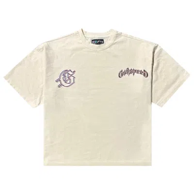 Pre-owned Godspeed Gspd Run Club Tee 'bone' | Cream | Men's Size M In White