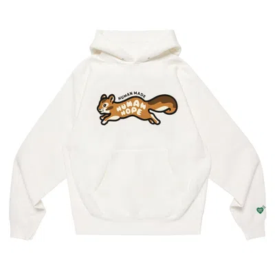 Pre-owned Human Made X J-hope Human Hope Heavyweight Hoodie 'white' | Men's Size Xl