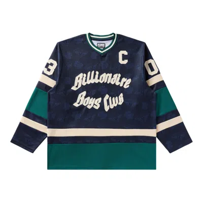 Pre-owned Billionaire Boys Club Celsius Jersey Long-sleeve Knit 'navy Blazer' | Blue | Men's Size Xl