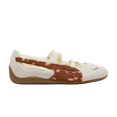 Pre-owned Puma Wmns Speedcat Ballet Doelette 'warm White Caramel Latte' | Women's Size 5.5