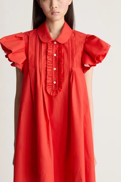 Lee Mathews Charlotte Mini Dress In Red