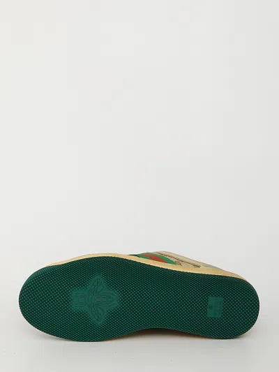 Gucci Screener Leather Sneakers In Multi