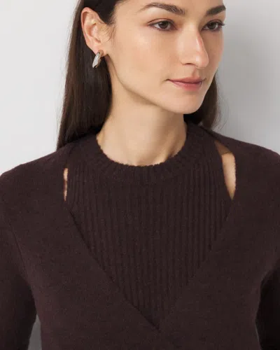 White House Black Market Two-in-one Tank Cardigan Top