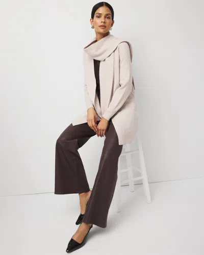 White House Black Market Petite Convertible Scarf Cardigan Sweater