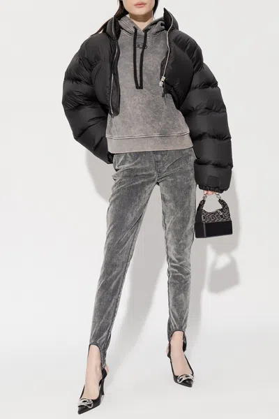 Diesel Slandy Stirrup Skinny Jeans In Gray