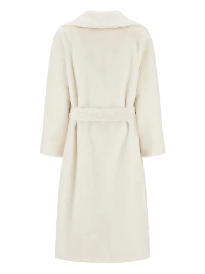 Herno White Shawl Lapel Coat