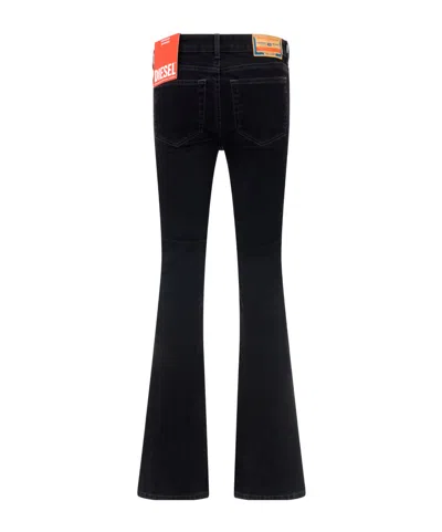 Diesel 1969 D-ebbey Flared Jeans In Black