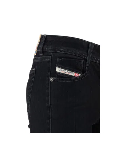 Diesel 1969 D-ebbey Flared Jeans In Black