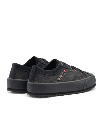 Diesel Low-top Lace-up Trainers In Black