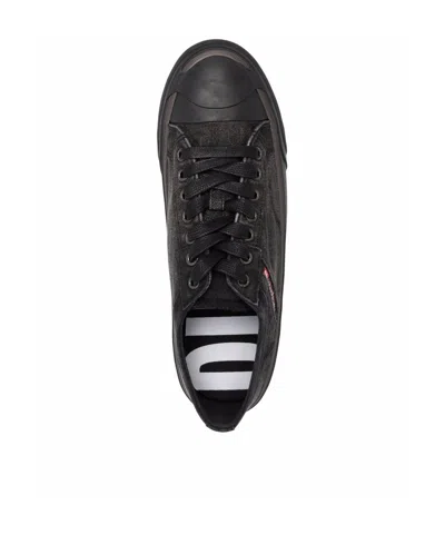 Diesel Low-top Lace-up Trainers In Black