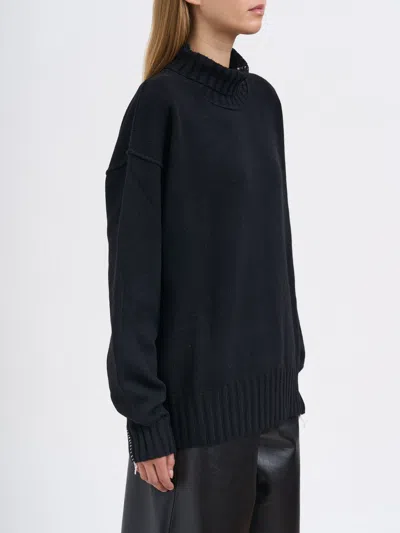 Isabel Benenato Eco-cashmere High Neck Sweater In Black