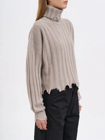 Isabel Benenato Eco-cashmere High Neck Sweater In Neutral