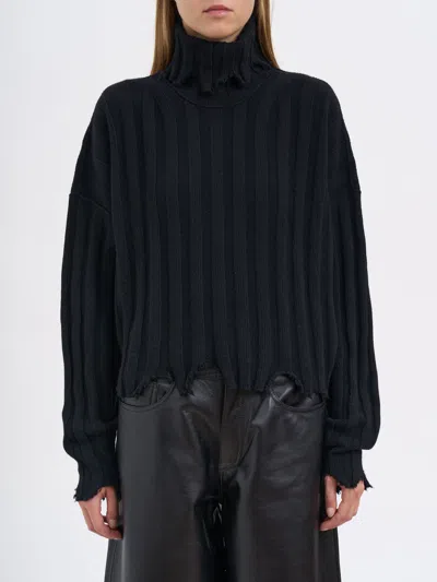 Isabel Benenato Eco-cashmere High Neck Sweater In Multi