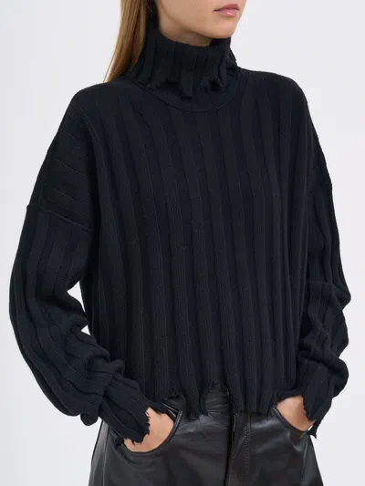Isabel Benenato Eco-cashmere High Neck Sweater In Multi